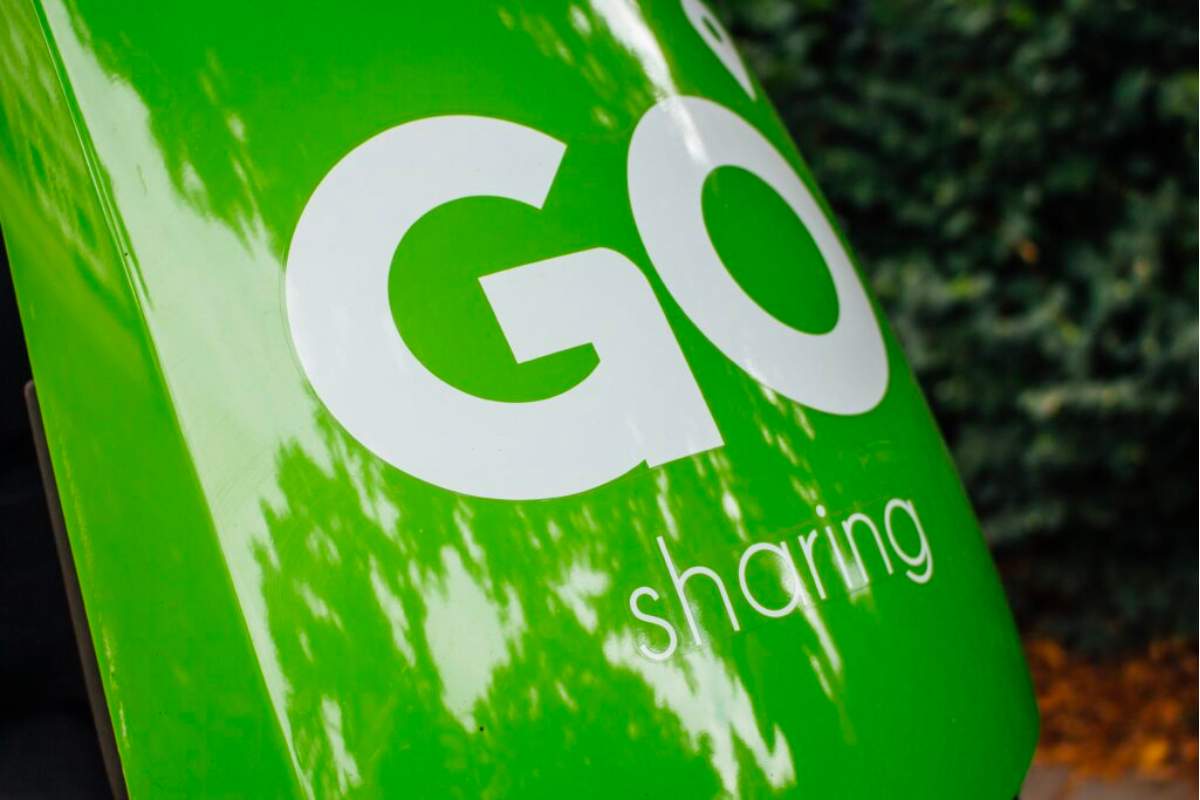 Charging station from go sharing